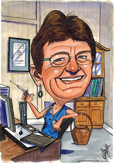 Retirement and Farewell Caricatures